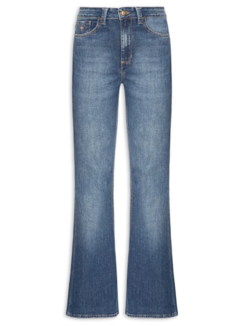 Calça Feminina Flare Ruby Vintage Blue - Azul