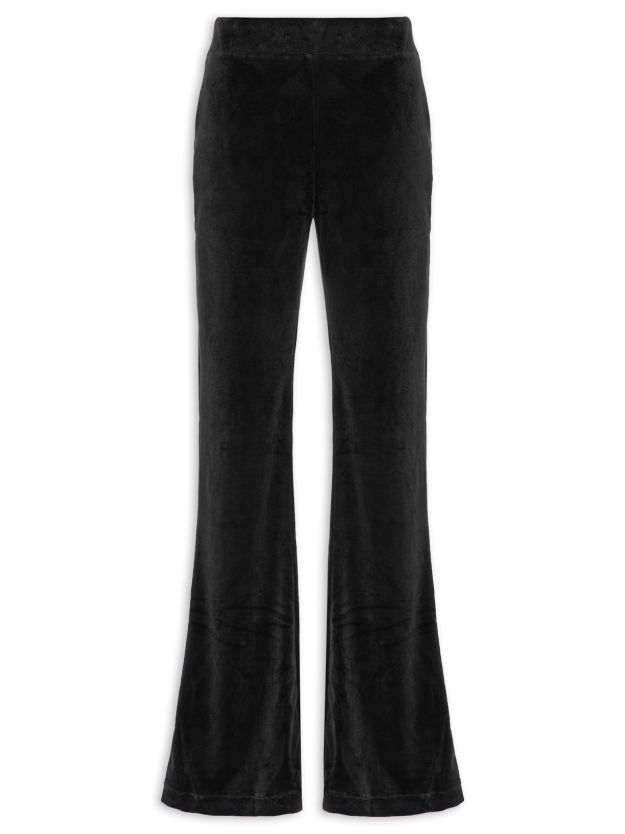 Calça Feminina Flare Veludo - Preto