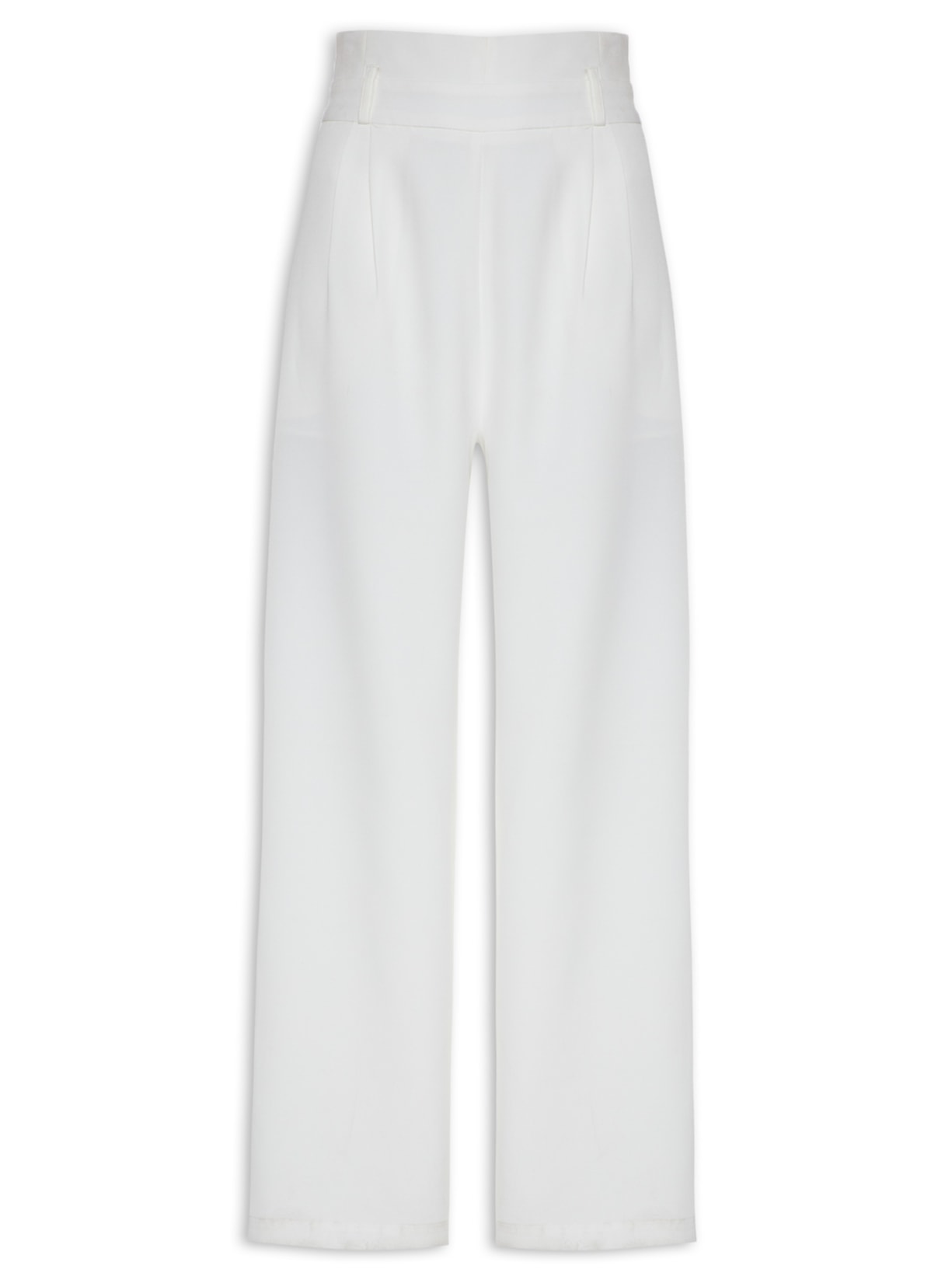 Calça Feminina Floral - Branco