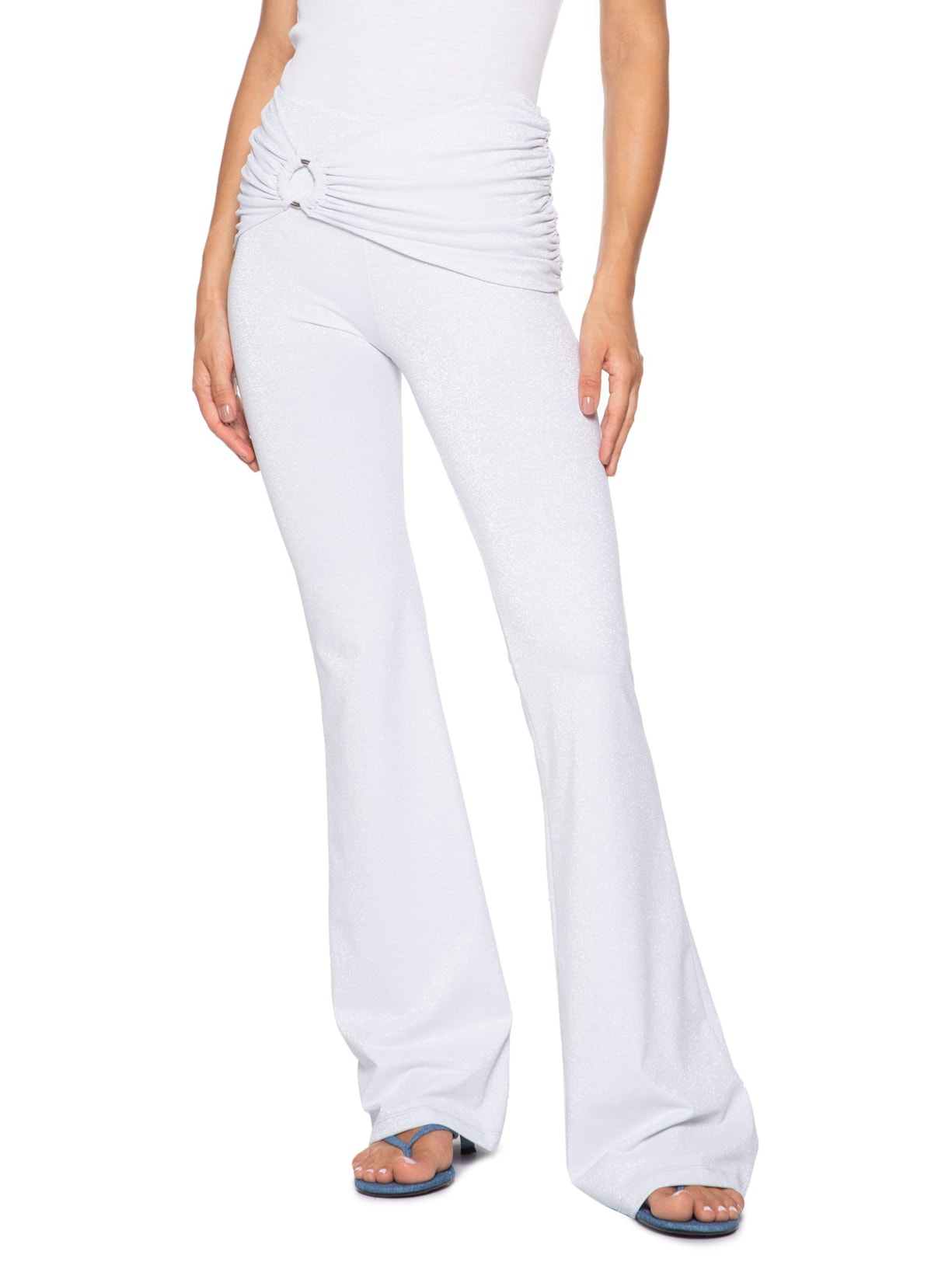 Calça Feminina Flow Prateado Shop2gether + La Sirène