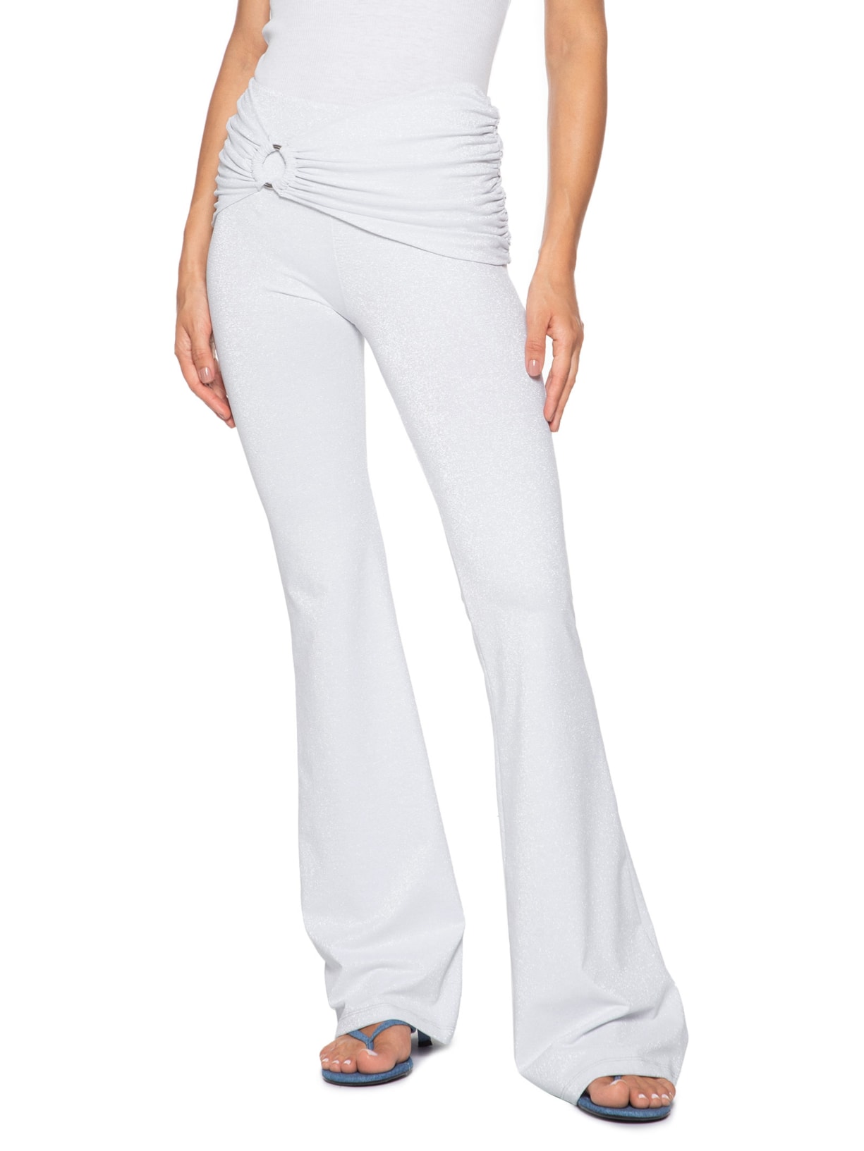 Calça Feminina Flow Prateado Shop2gether + La Sirène