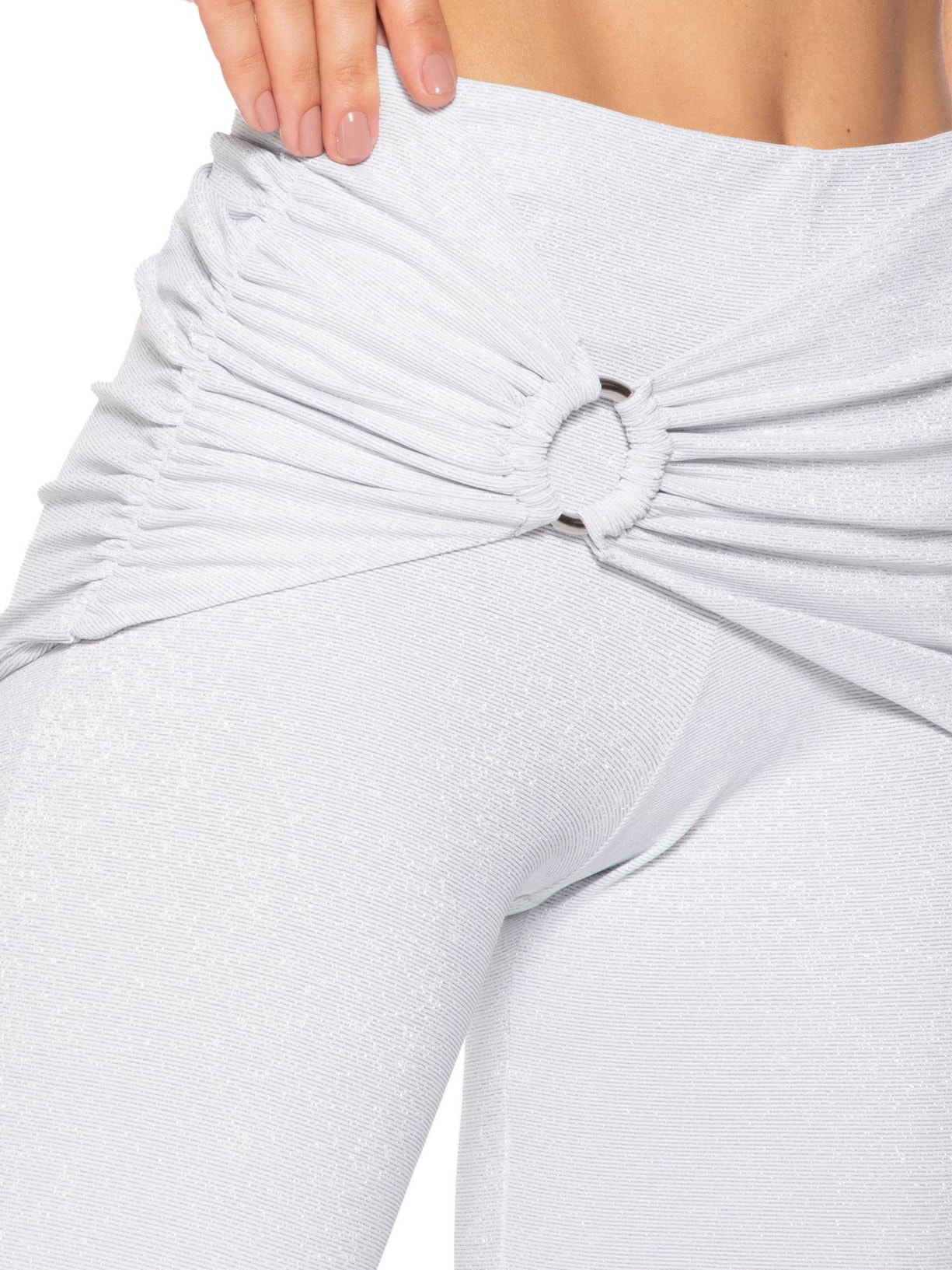 Calça Feminina Flow Prateado Shop2gether + La Sirène