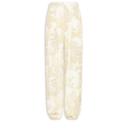 Calça Feminina Folhagem Plumes Off - Verde