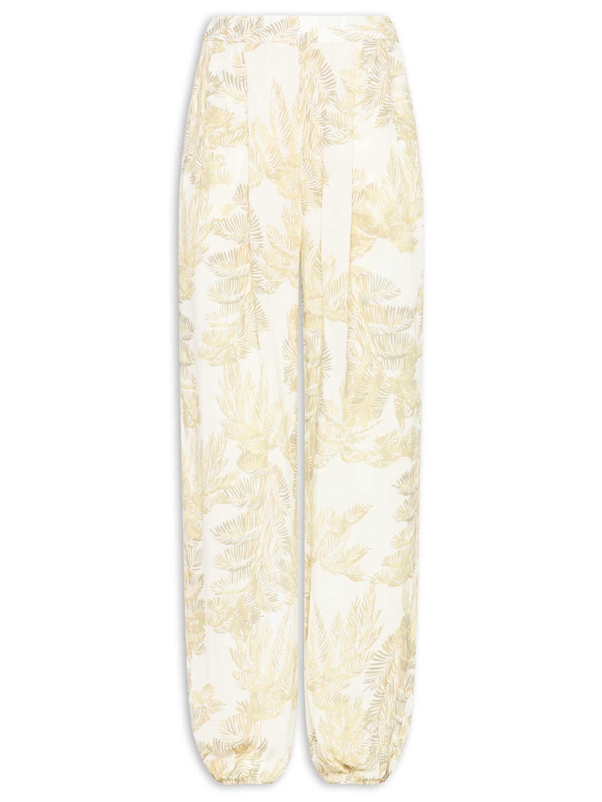 Calça Feminina Folhagem Plumes Off - Verde
