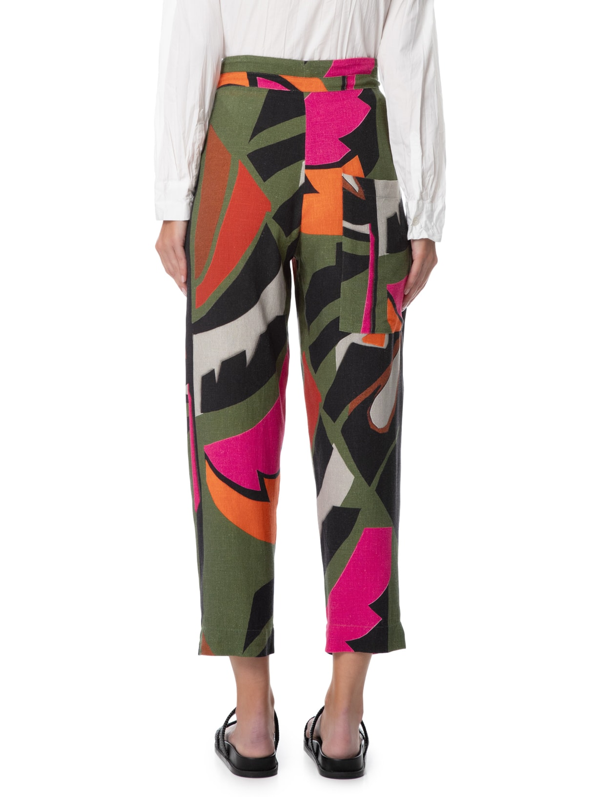 Calça Feminina Folhagem Verde Osklen