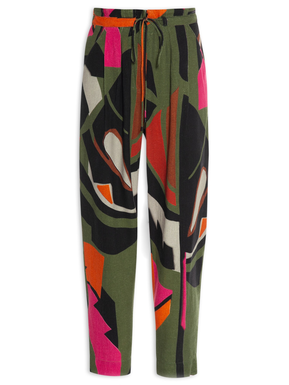 Calça Feminina Folhagem Verde Osklen