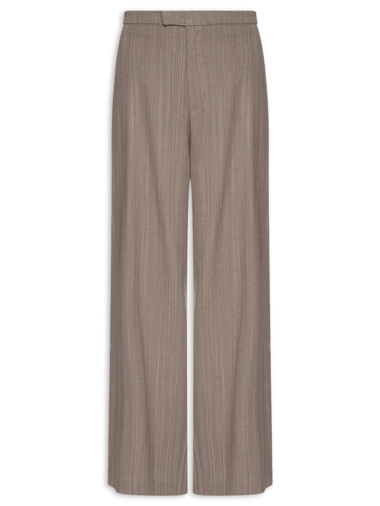 Calça Feminina Full Lenght Cintura Média Marrom Bo