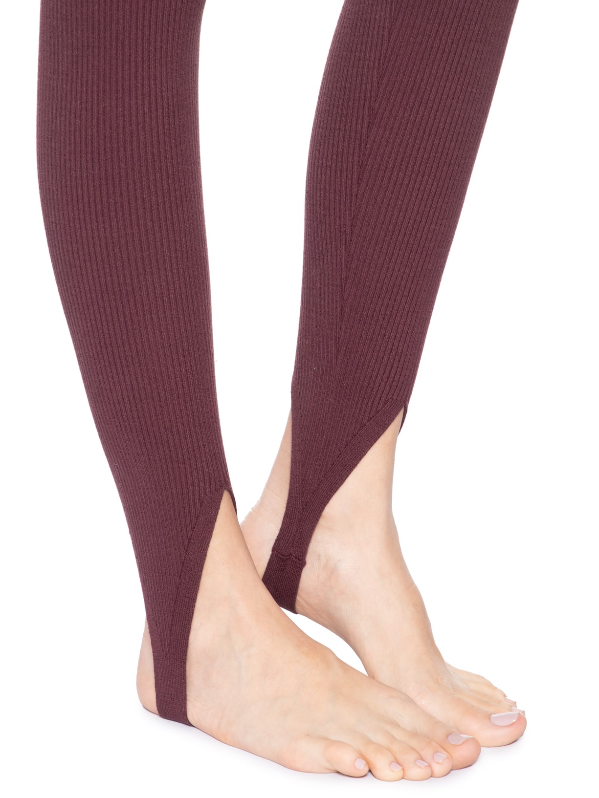 Calça Feminina Fuseau Canelada Vinho Anselmi