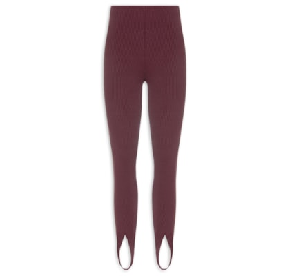 Calça Feminina Fuseau Canelada - Vinho