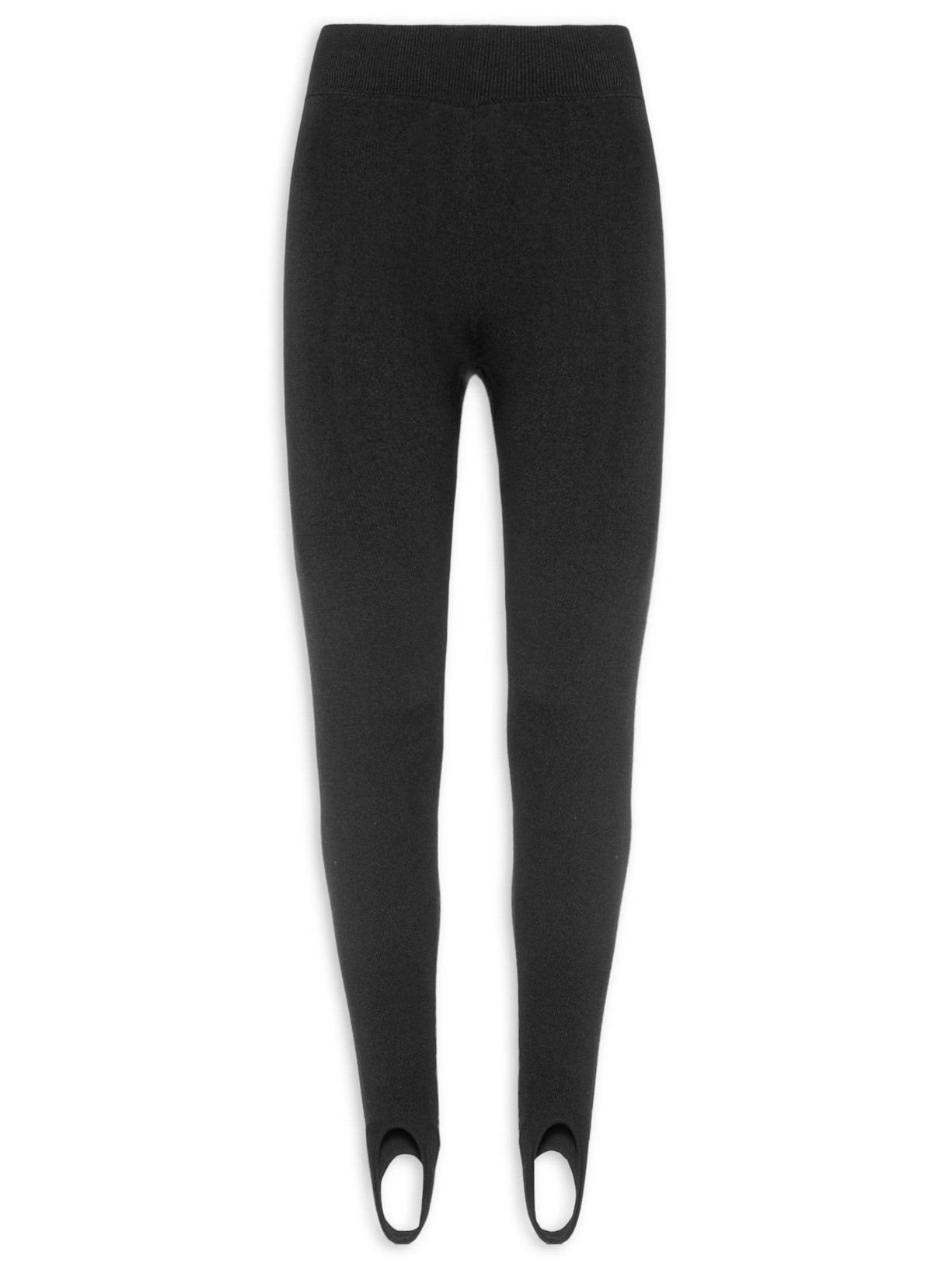 Calça Feminina Fuseau De Tricot - Preto