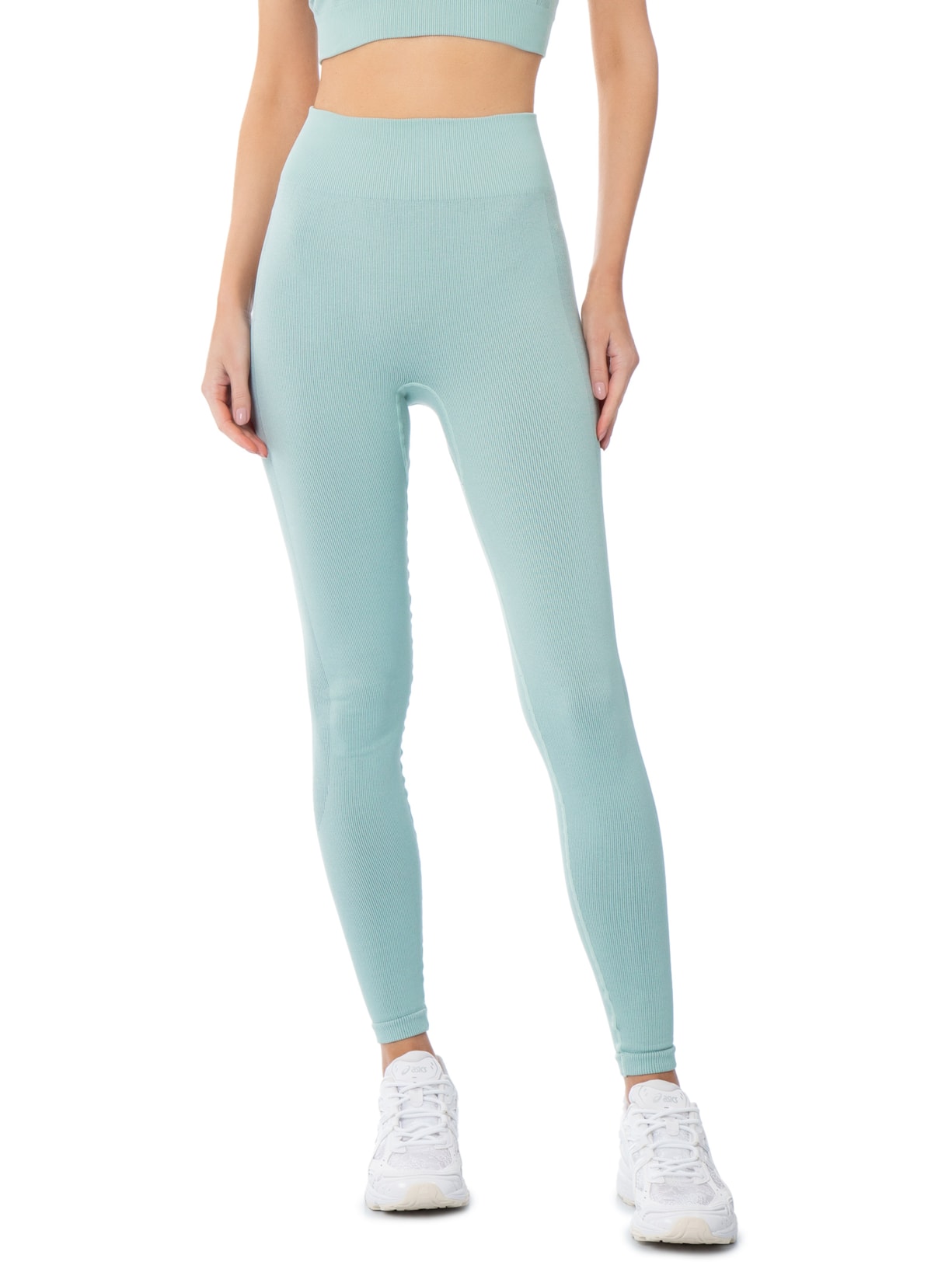 Calça Feminina Fusô Mesh Seamless Knit® Verde Live!