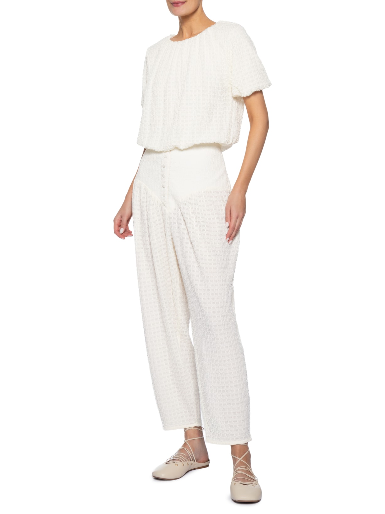 Calça Feminina Gébera – Branco A.niemeyer