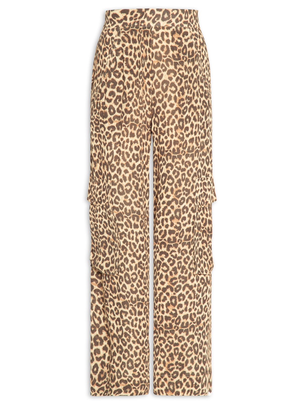 Calça Feminina Ggt Estampa Onça Animal Print Maria Filó