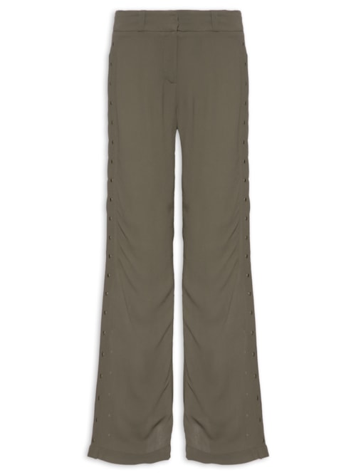 Calça Feminina GGT Recorte Ilhós - Verde