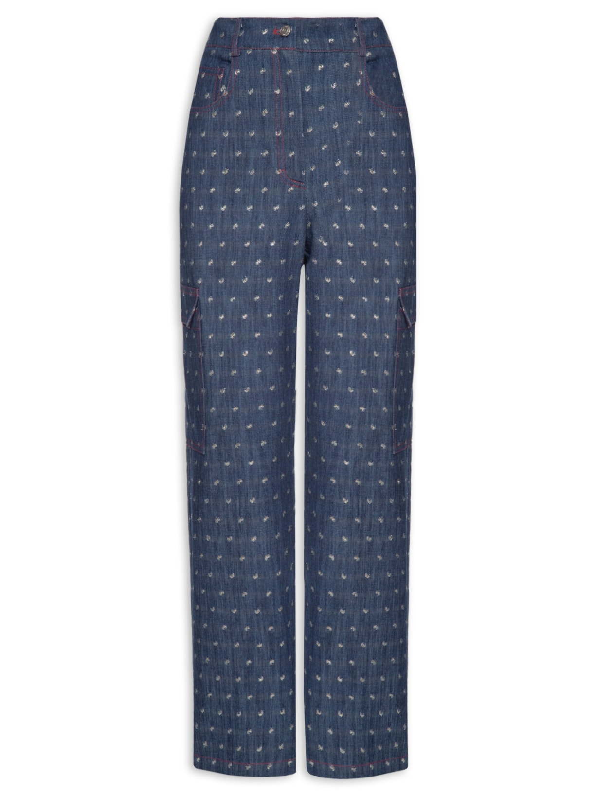 Calça Feminina Gold Denim Dulce - Azul