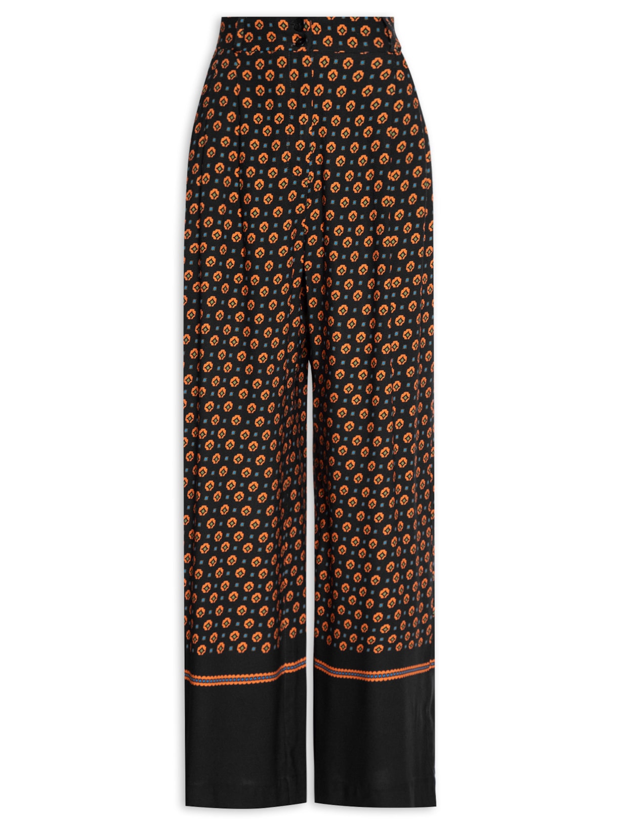 Calça Feminina Gravataria Ícone Preto Animale