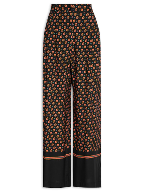 Calça Feminina Gravataria Ícone - Preto