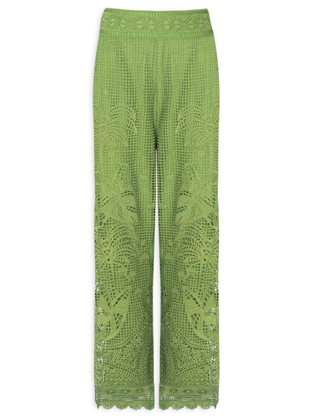 Calça Feminina Guipure Amor De Abacaxi - Verde