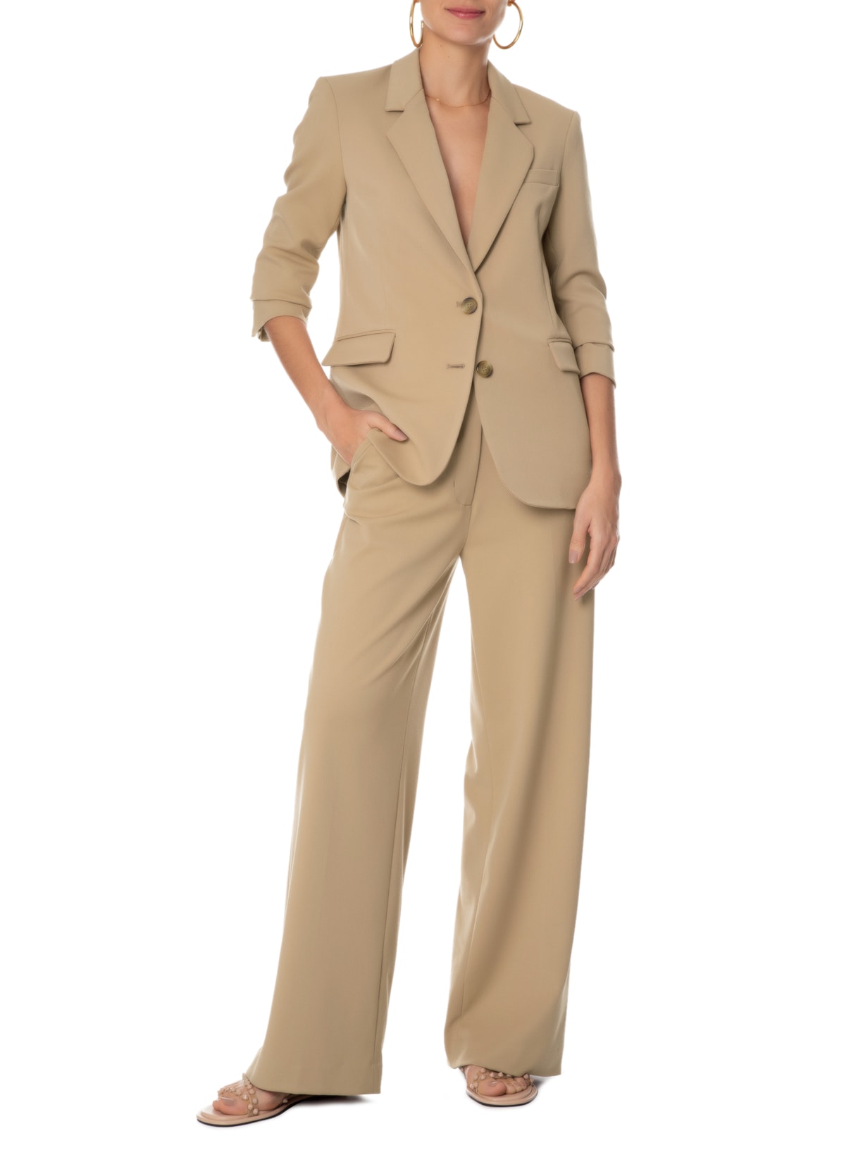 Calça Feminina Guta Bege Bo.bô