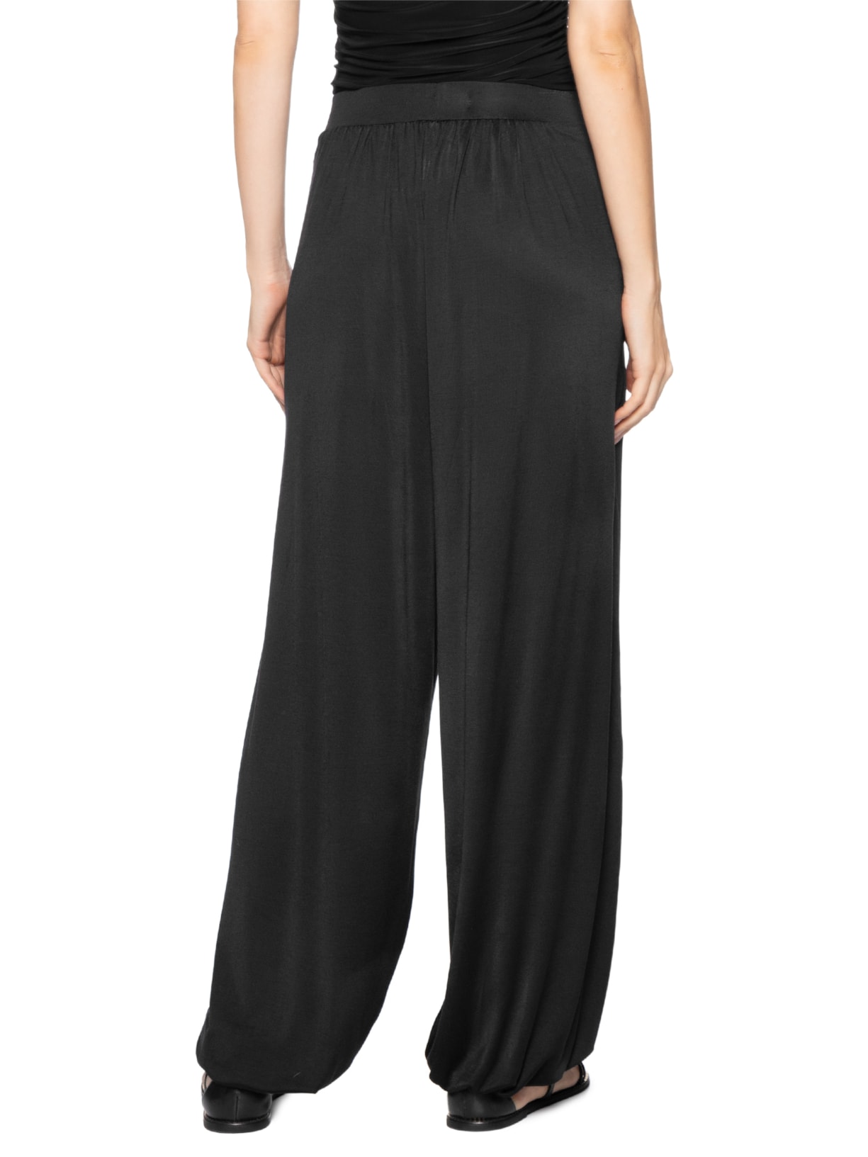 Calça Feminina Harem Lateral Deslocada Preto Animale