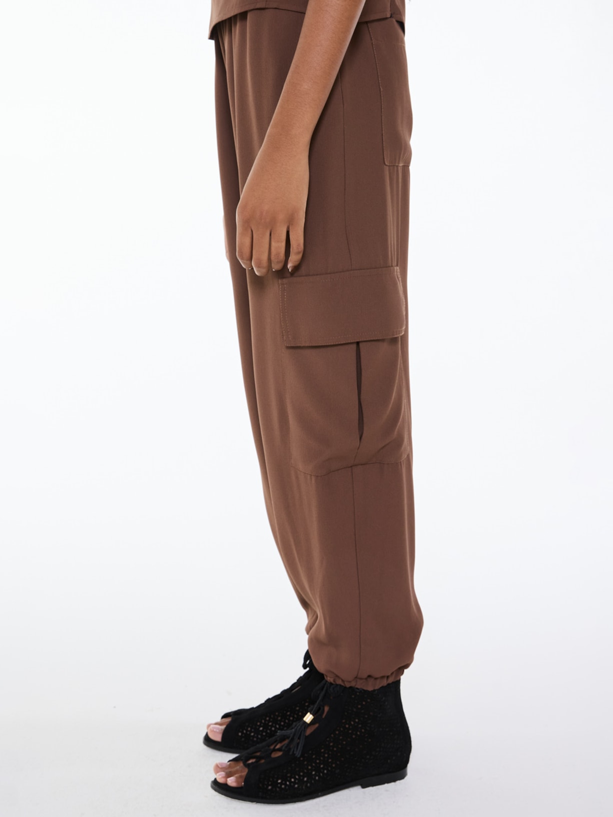 Calça Feminina Hyalo I26 Marrom Mixed