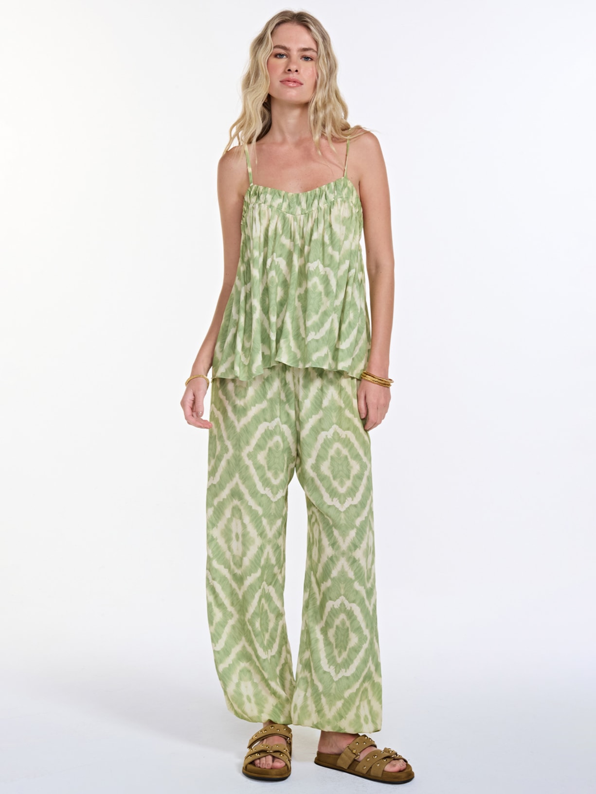 Calça Feminina India Verde Triya