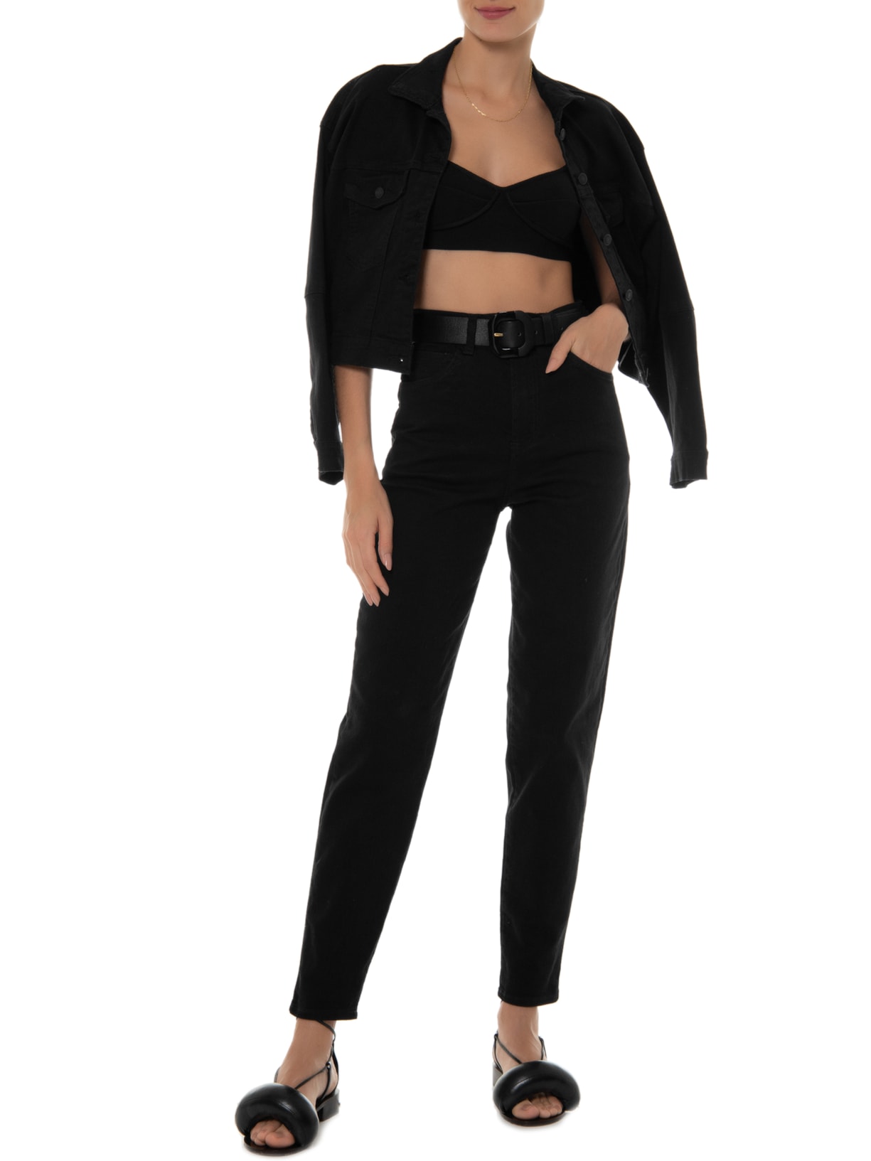 Calça Feminina Ipanema Black Preto Osklen