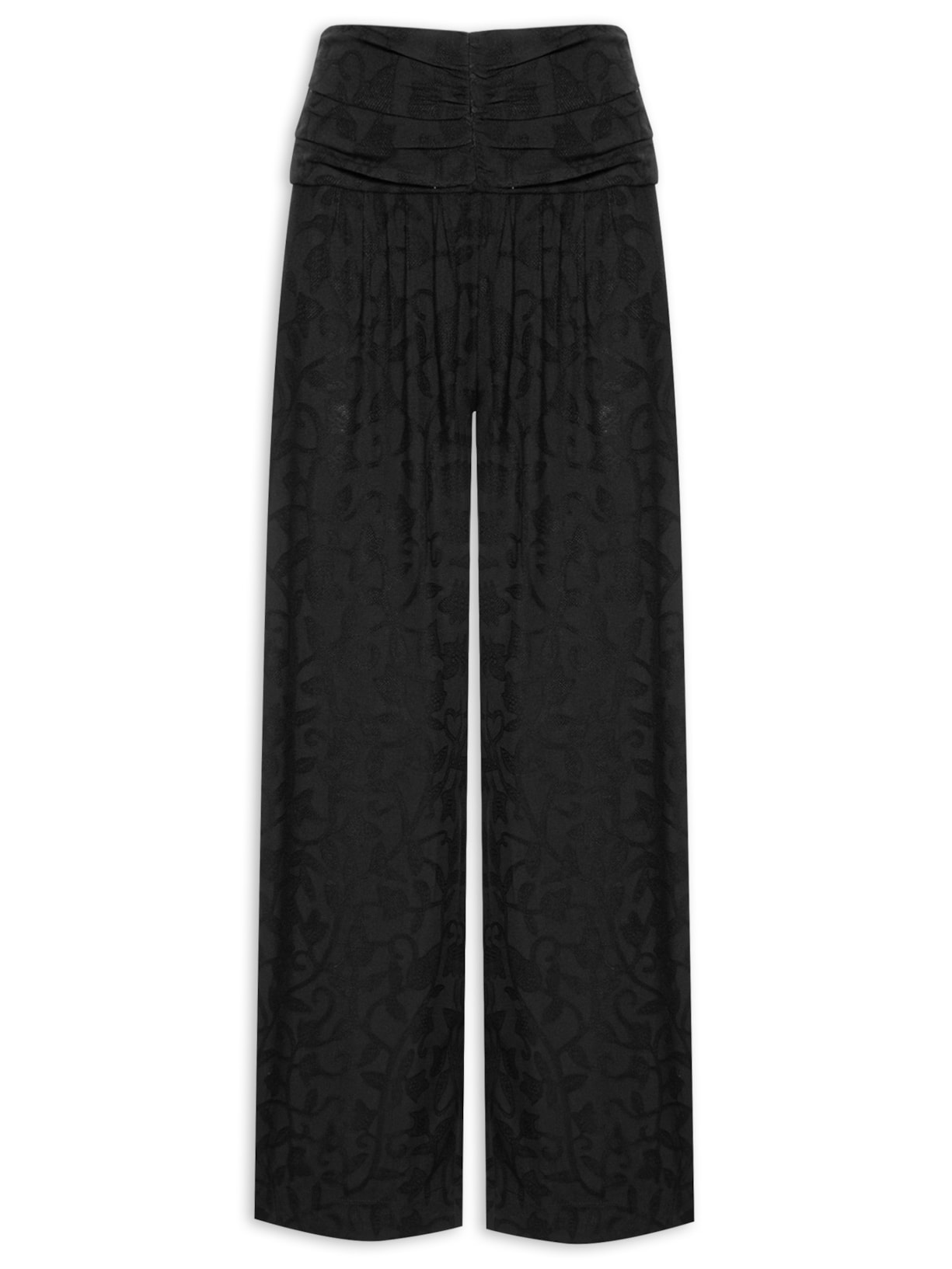 Calça Feminina Jacquard - Preto