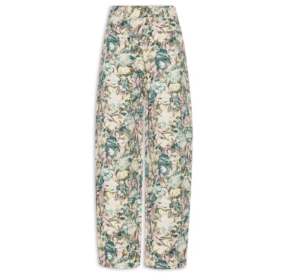 Calça Feminina Jacquard Tapestry - Cinza