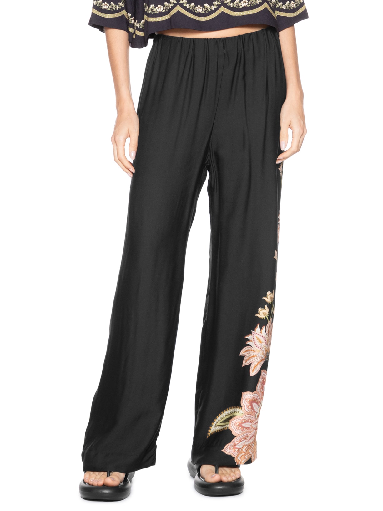 Calça Feminina Jamile Preto Farm