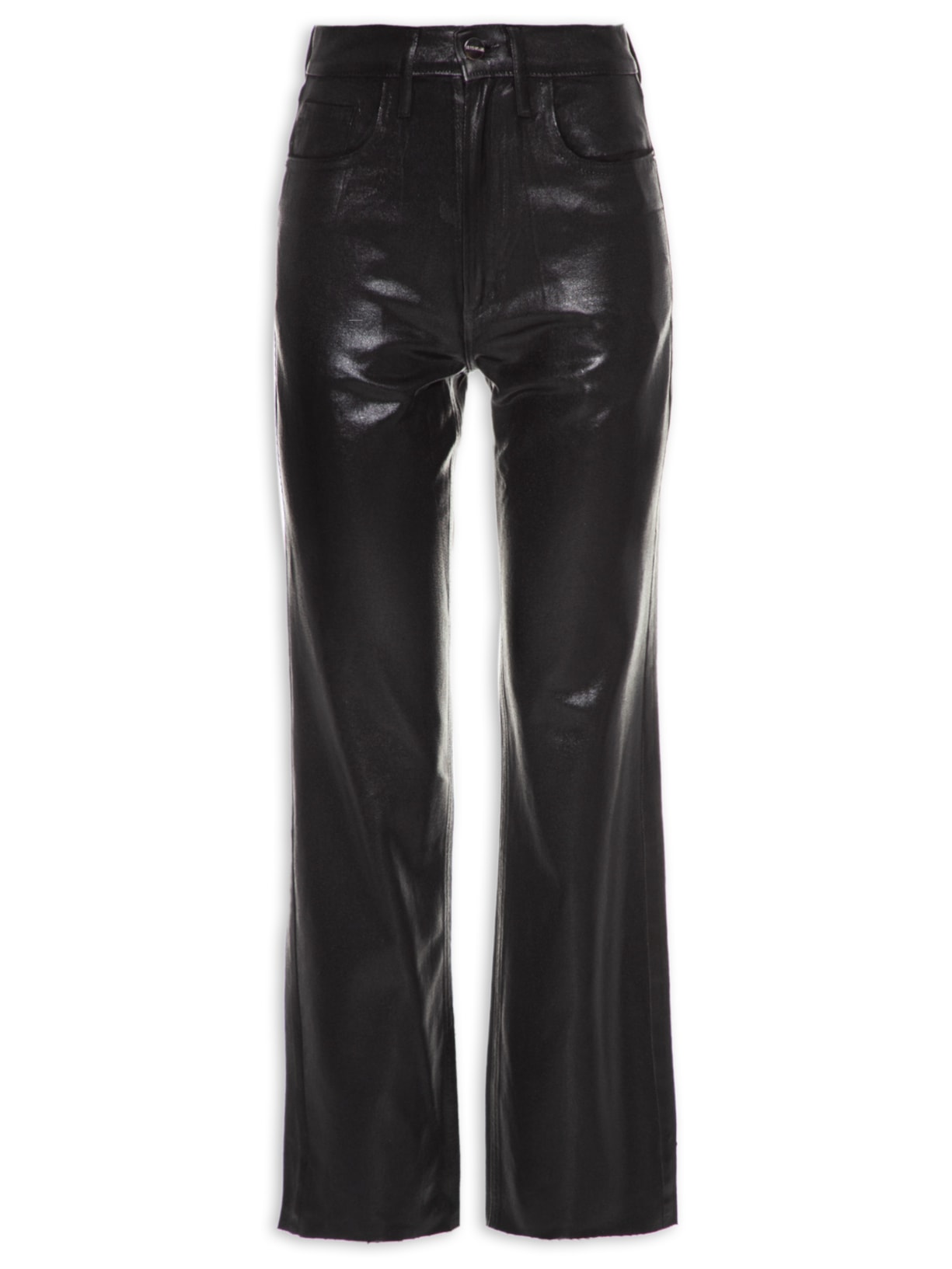 Calça Feminina Jany Resinada - Preto