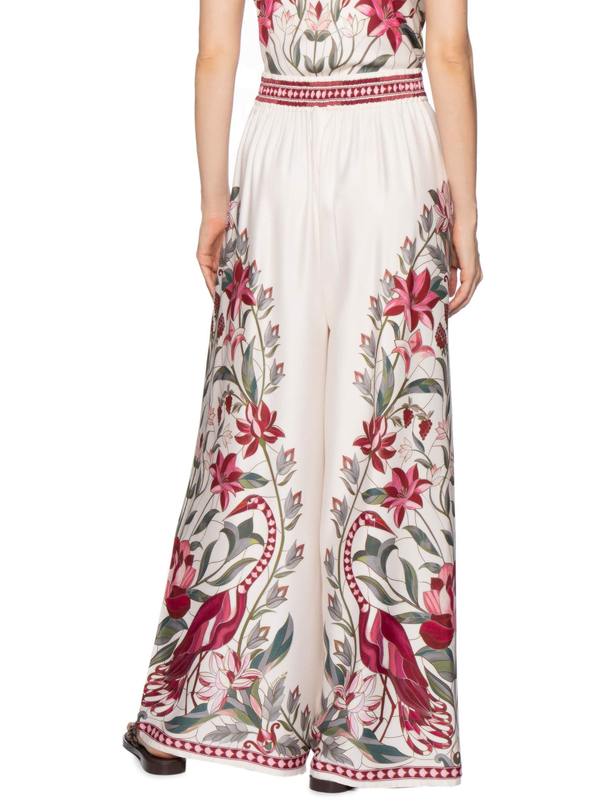 Calça Feminina Jardim Vitral Branco Farm