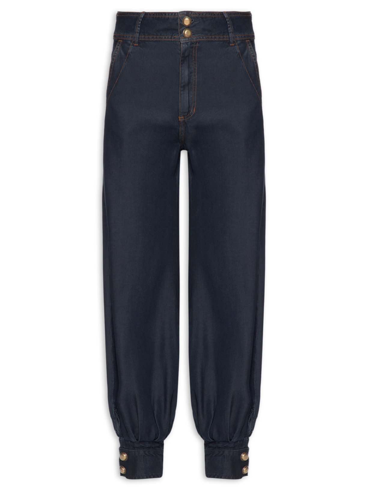 Calça Feminina Jasmin Dark Denim Azul Bo.bô