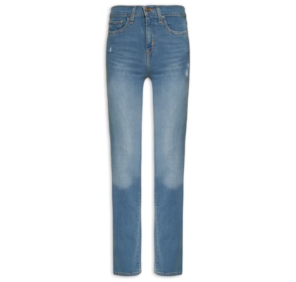 Calça Feminina Jeans 314 Shaping Straight - Azul