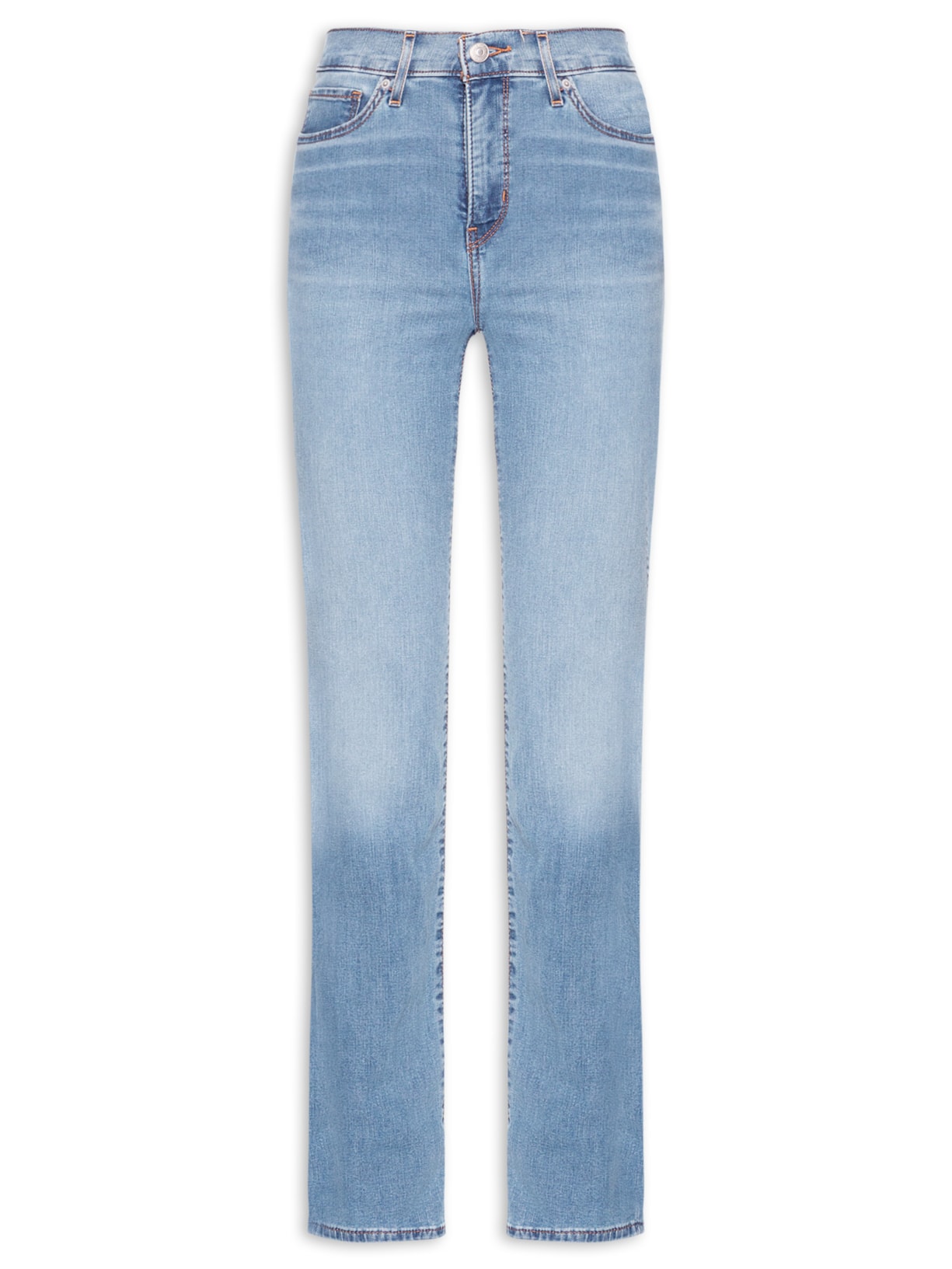 Calça Feminina Jeans 314 Shaping Straight - Azul