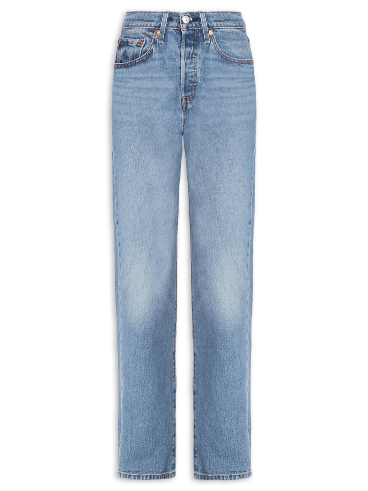 Calça Feminina Jeans 501 Curve Beyonce - Azul