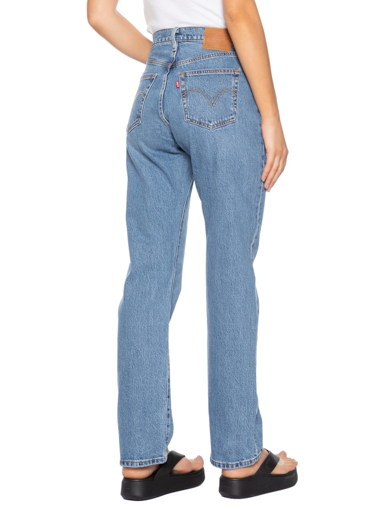 Calça Feminina Jeans 501 Curve Beyonce Azul Levi's + Beyoncé