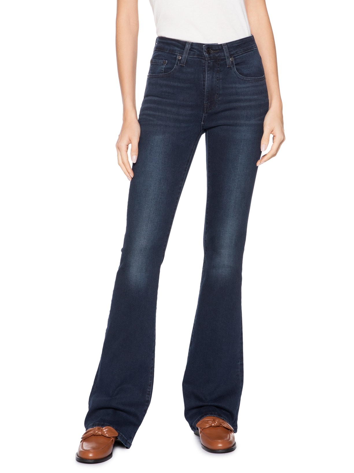 Calça Feminina Jeans 726 Hr Flare Azul Levi's