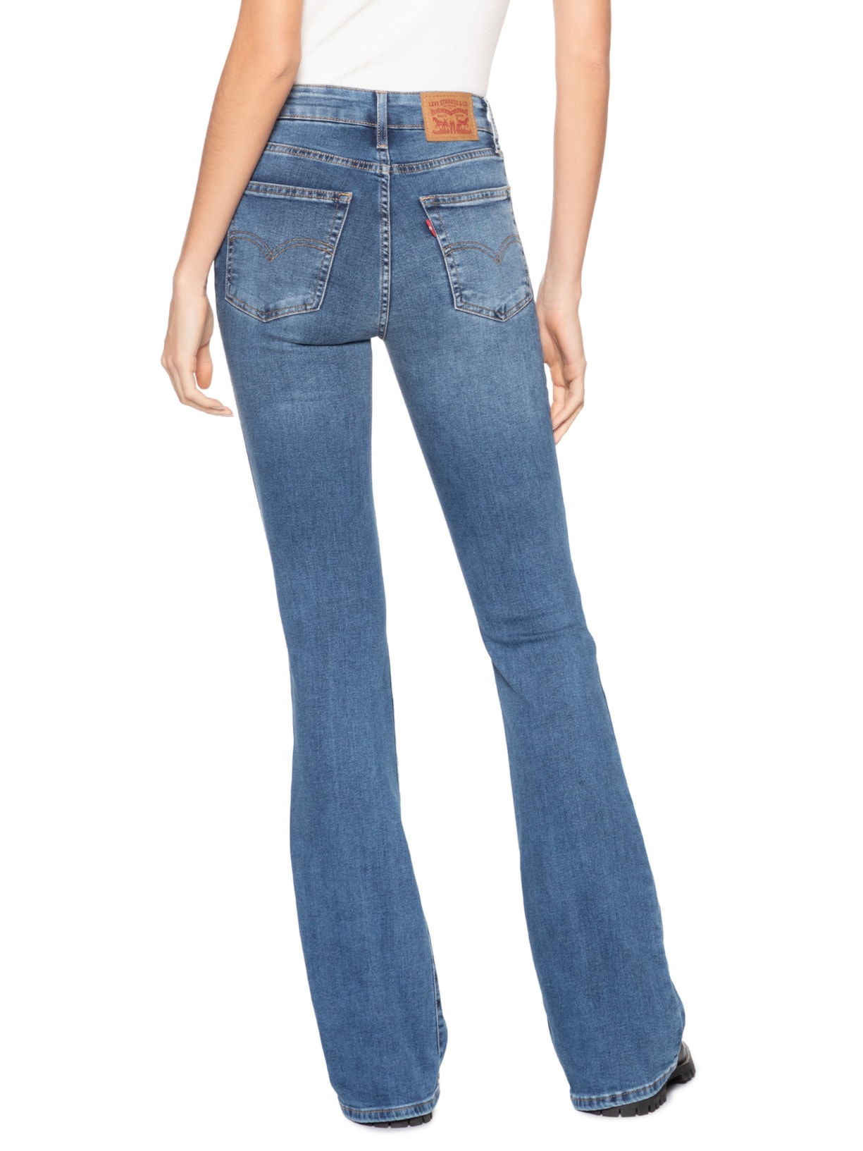 Calça Feminina Jeans 726 Hr Flare Azul Levi's