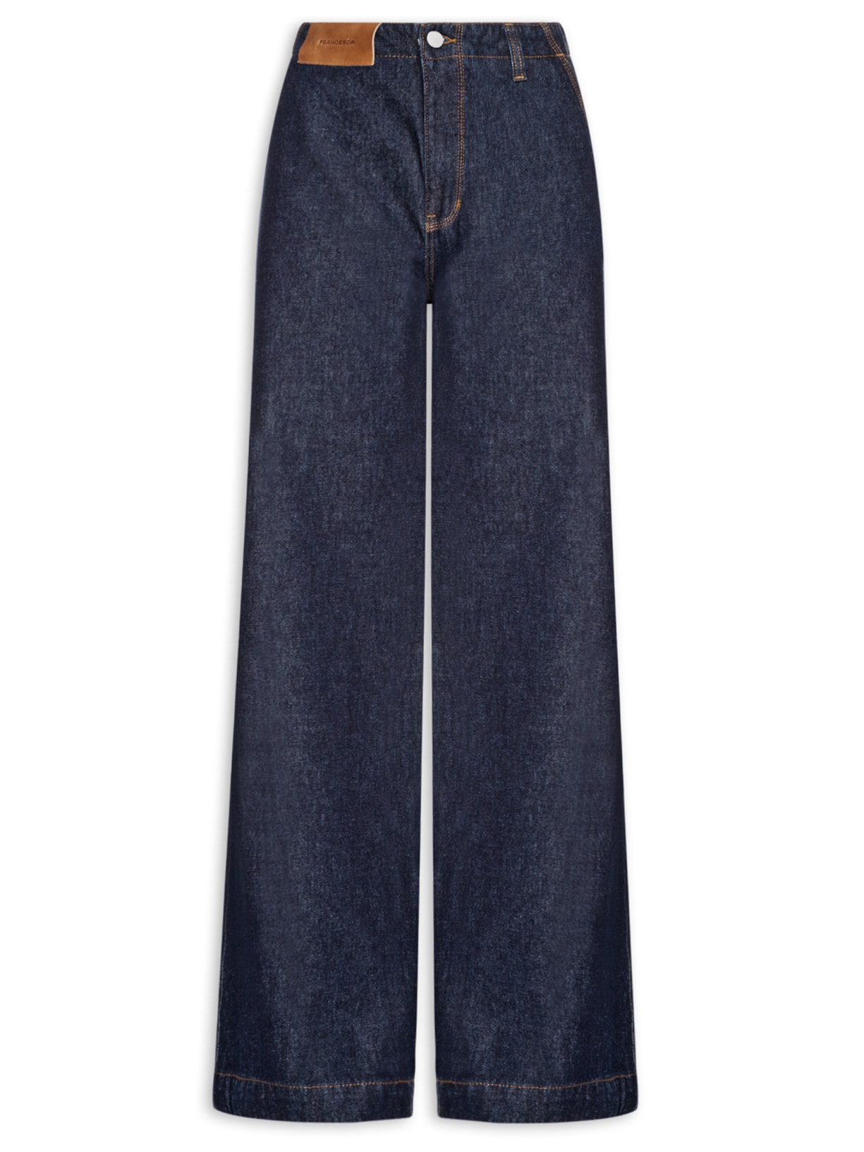 Calça Feminina Jeans Abstract Azul Francesca
