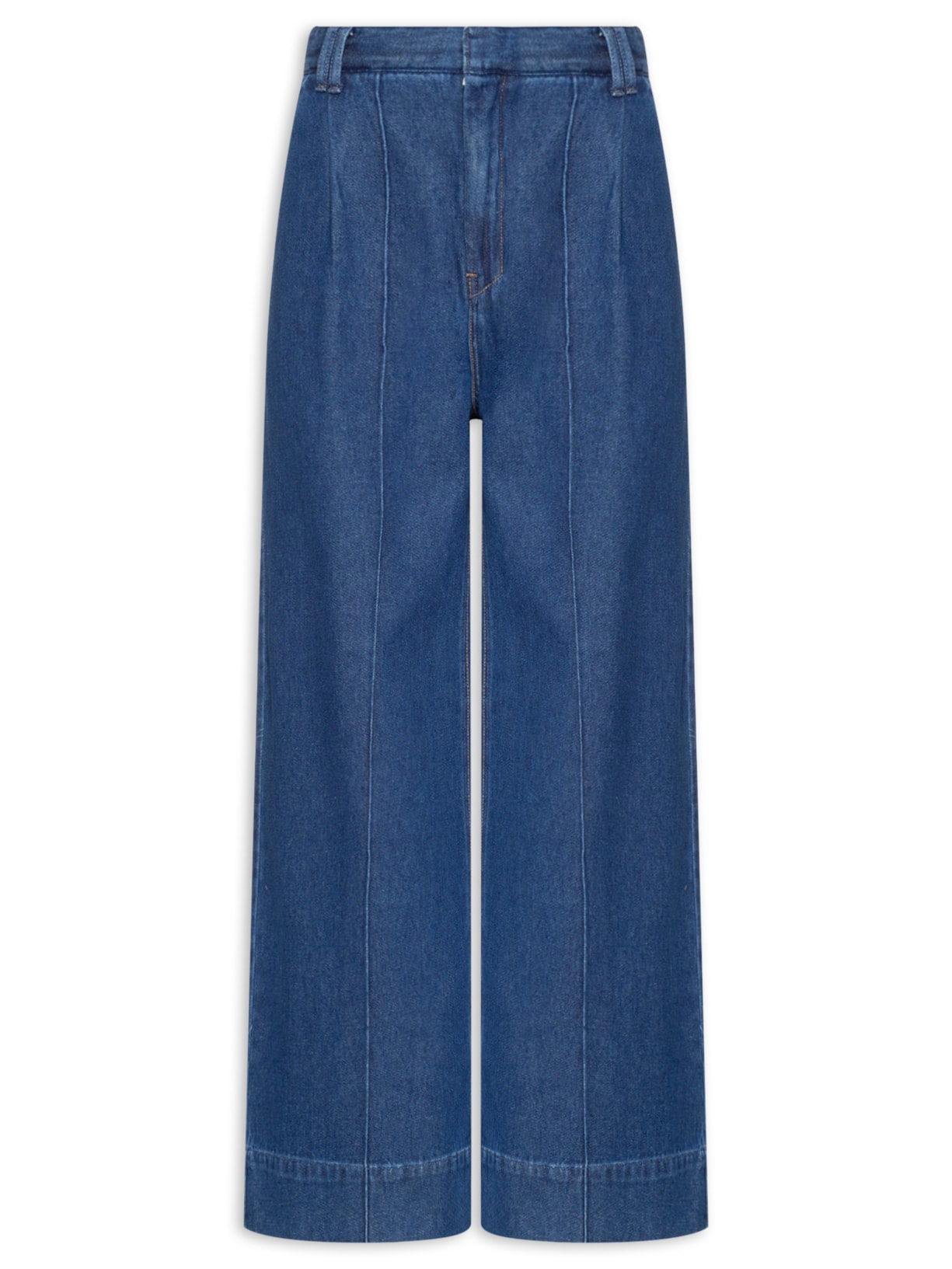 Calça Feminina Jeans Alfaiataria - Azul
