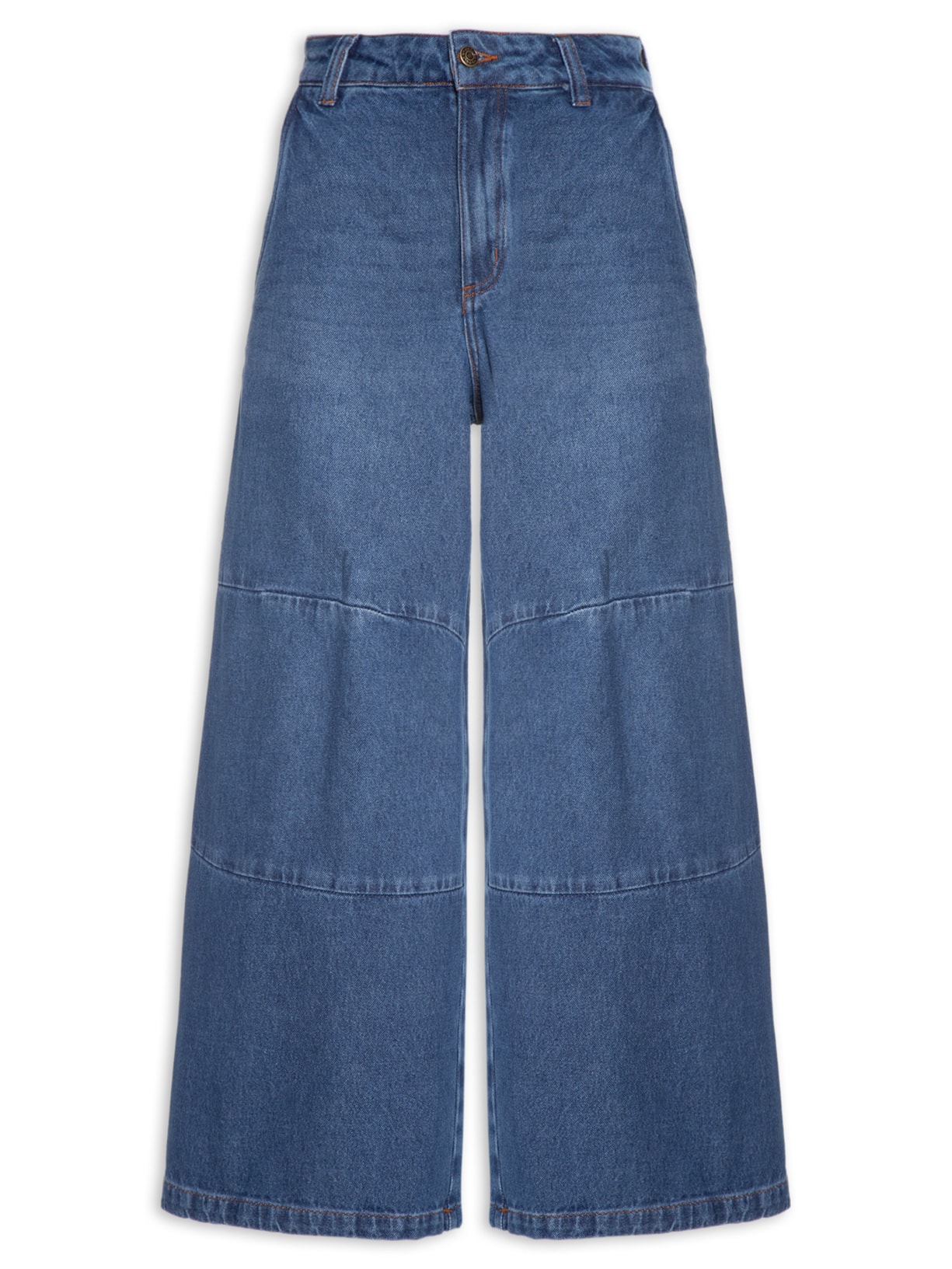 Calça Feminina Jeans Arpoador - Azul