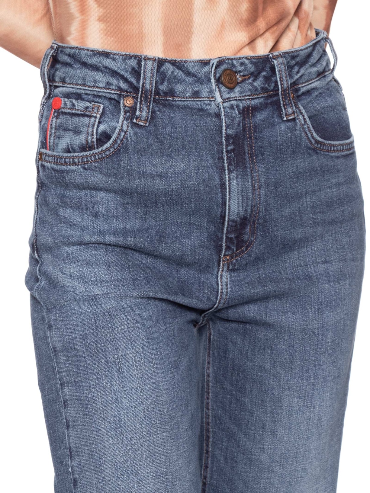 Calça Feminina Jeans Azul Forum + Adidas