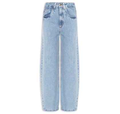 Calça Feminina Jeans Balloon - Azul
