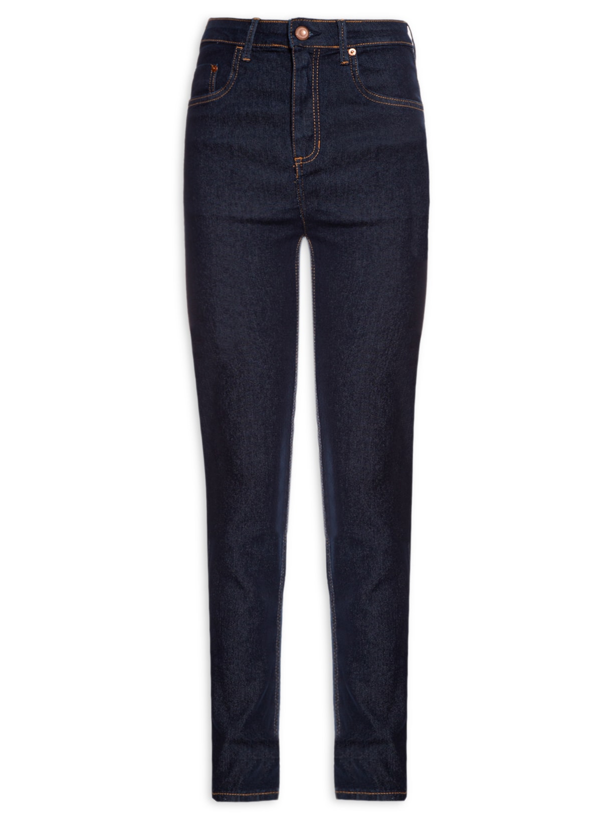 Calça Feminina Jeans Basic High - Azul