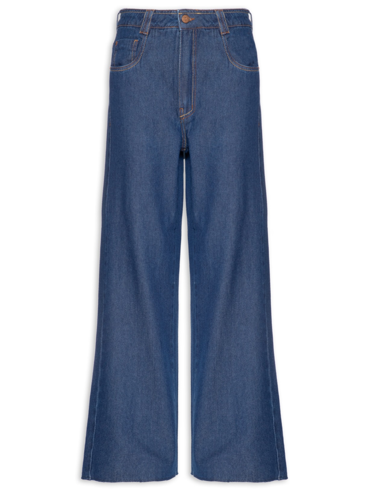 Calça Feminina Jeans Básica Intense Azul Dress To
