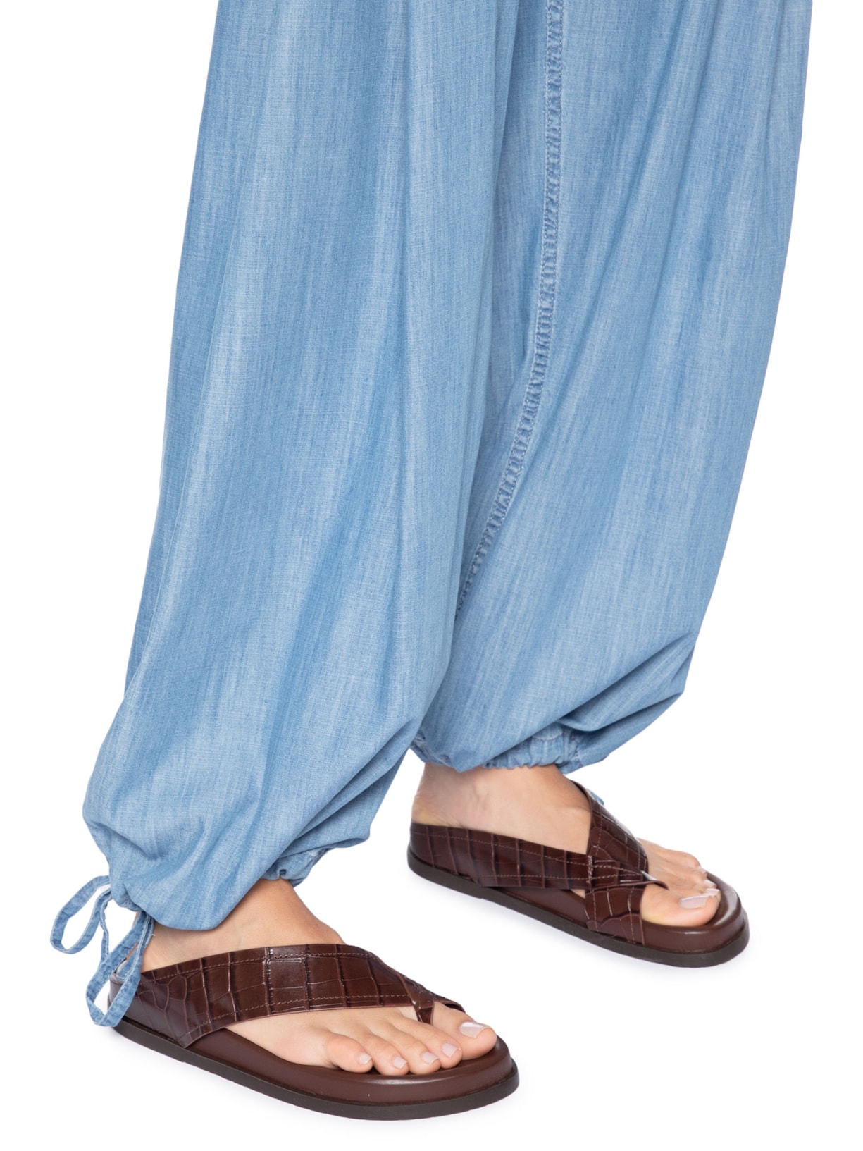 Calça Feminina Jeans Boho Azul Farm