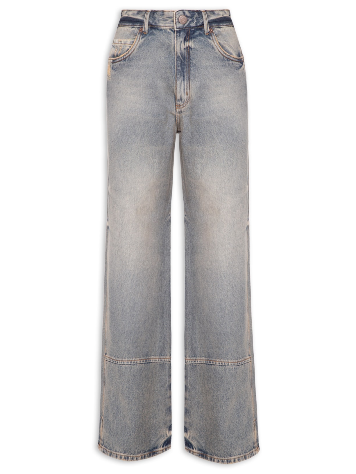 Calça Feminina Jeans Boot 70S - Azul