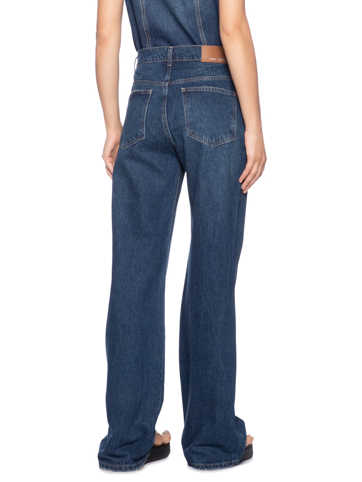 Calça Feminina Jeans Boot 70's Blue Intense Azul Animale Jeans