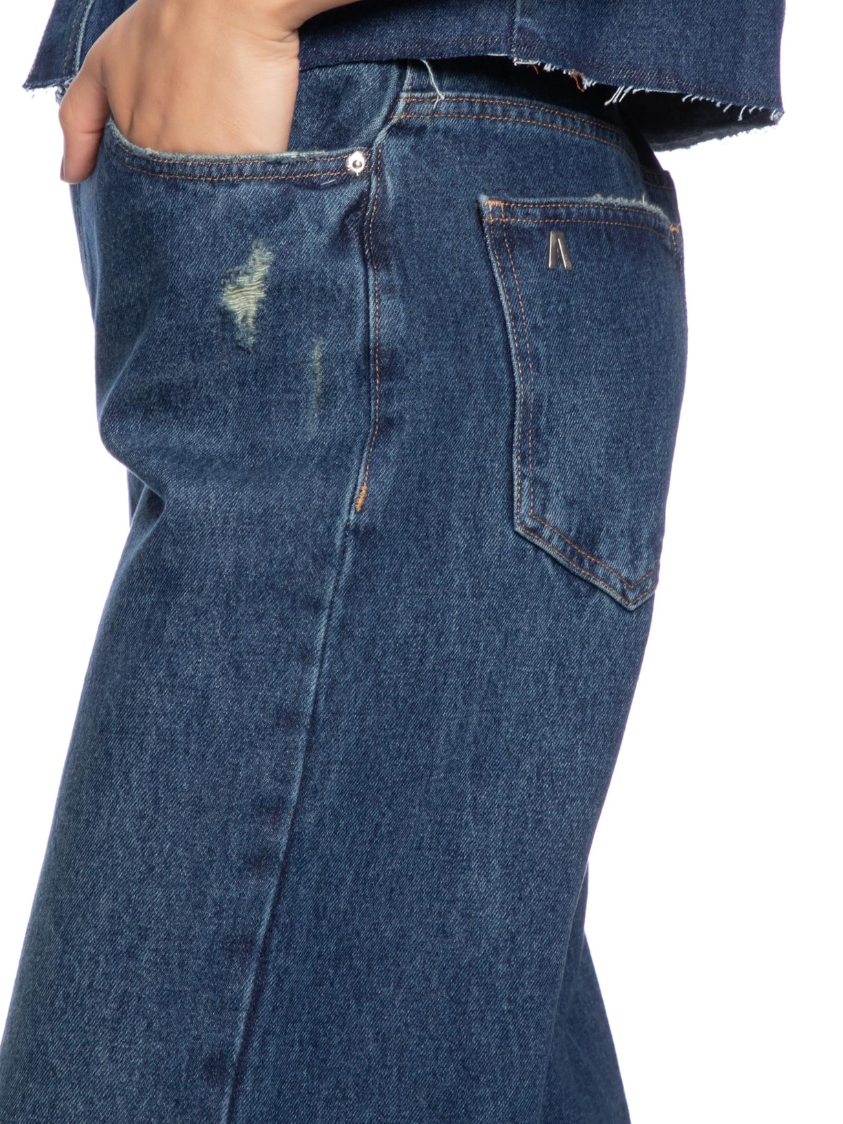 Calça Feminina Jeans Boot 70's Blue Intense Azul Animale Jeans